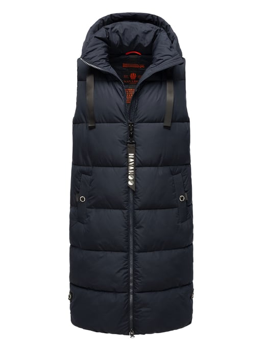 Navahoo dames lange bodywarmer Schnuffelchen – Warm & Stijlvol met Capuchon - Image 2