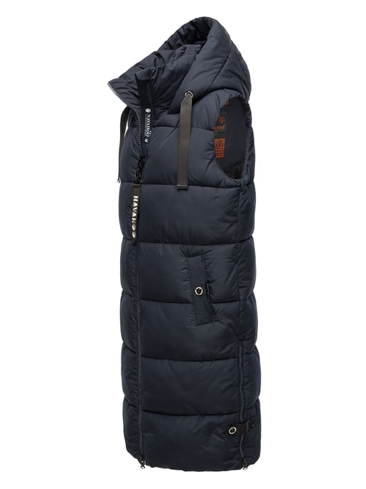 Navahoo dames lange bodywarmer Schnuffelchen – Warm & Stijlvol met Capuchon - Image 3