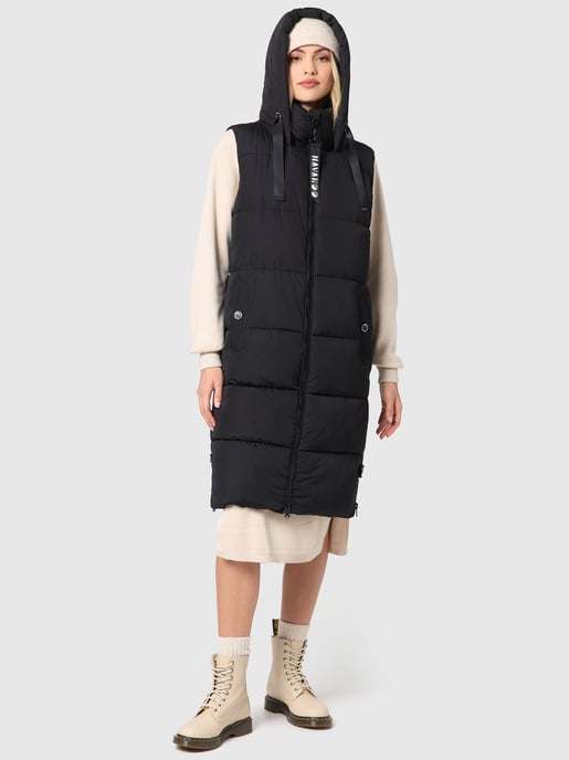 Navahoo quiltad lång väst för dam Schnuffelchen – Trendig & Praktisk - Image 6