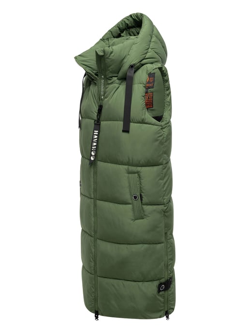 Navahoo dames lange bodywarmer Schnuffelchen – Warm & Stijlvol met Capuchon - Image 2