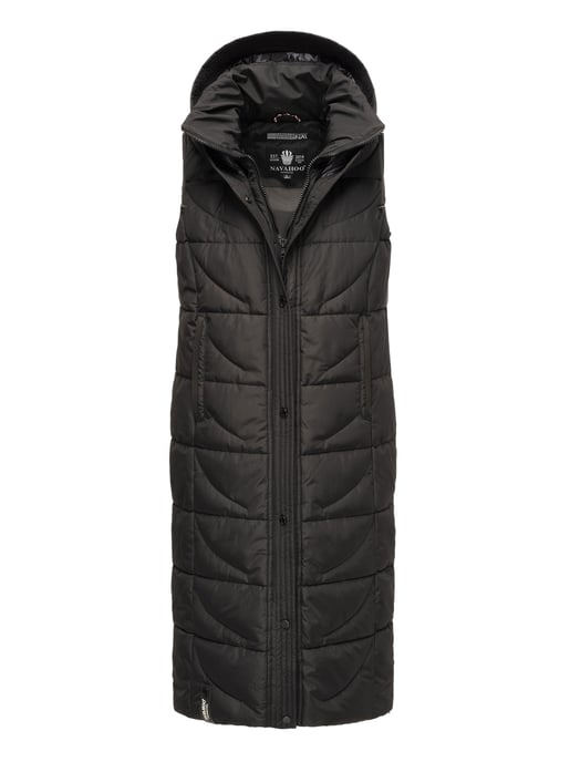 Navahoo dames gewatteerd vest Brezelchen – Lang & Warm - Image 1
