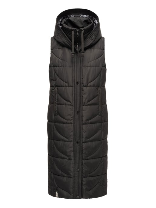 Navahoo dames gewatteerd vest Brezelchen – Lang & Warm - Image 2