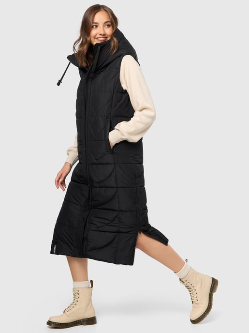Navahoo dames gewatteerd vest Brezelchen – Lang & Warm - Image 6