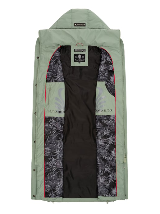 Navahoo dames gewatteerd vest Brezelchen – Lang & Warm - Image 5