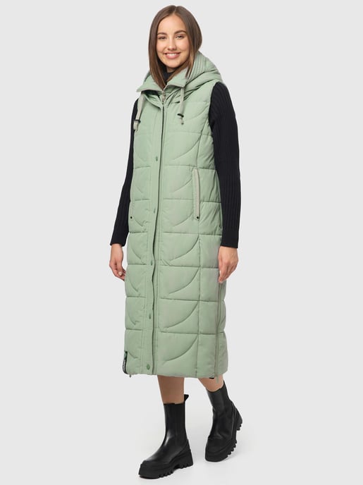 Navahoo dames gewatteerd vest Brezelchen – Lang & Warm - Image 6