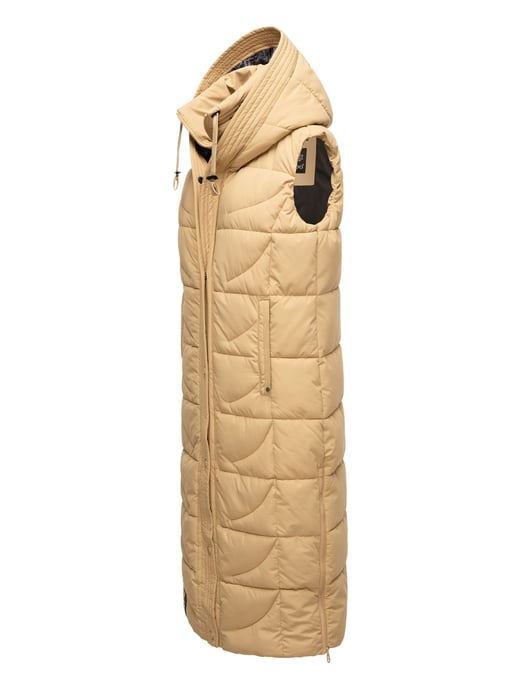 Navahoo dames gewatteerd vest Brezelchen – Lang & Warm - Image 3