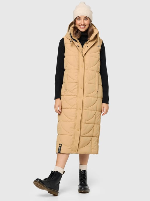 Navahoo dames gewatteerd vest Brezelchen – Lang & Warm - Image 6