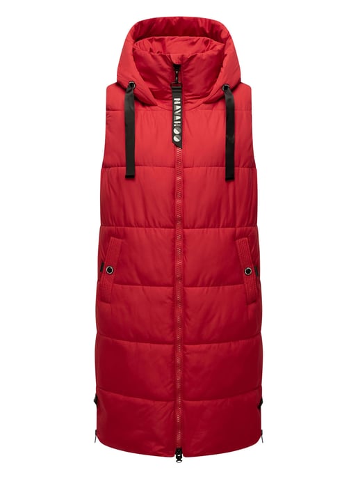 Navahoo dames lange bodywarmer Schnuffelchen – Warm & Stijlvol met Capuchon - Image 2