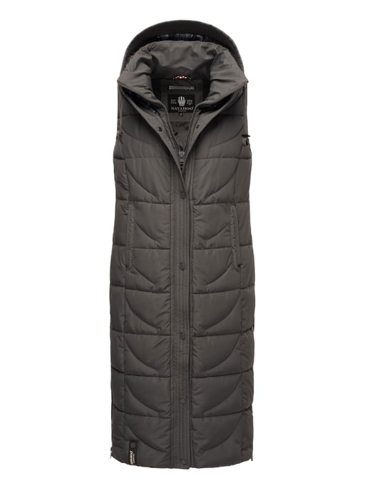 Navahoo dames gewatteerd vest Brezelchen – Lang & Warm - Image 1