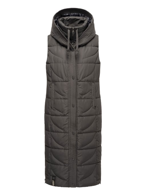 Navahoo dames gewatteerd vest Brezelchen – Lang & Warm - Image 2