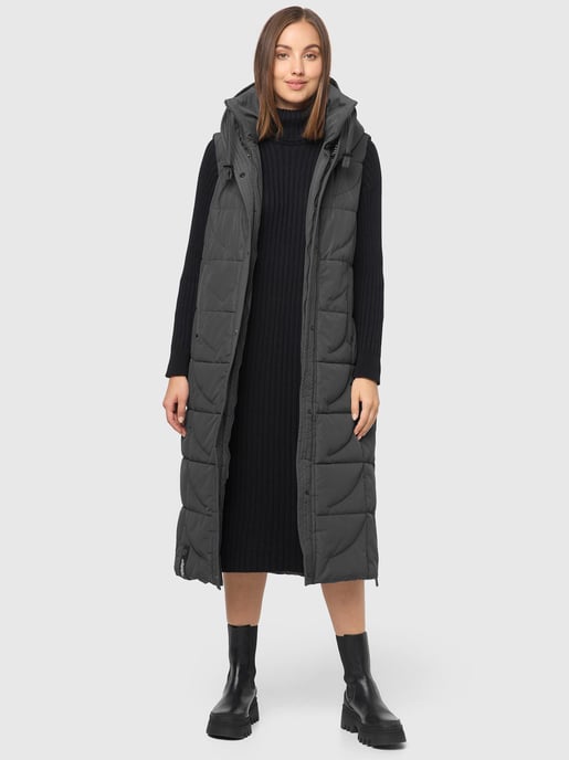 Navahoo dames gewatteerd vest Brezelchen – Lang & Warm - Image 6
