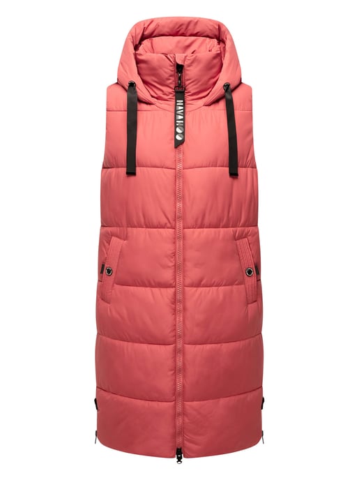 Navahoo dames lange bodywarmer Schnuffelchen – Warm & Stijlvol met Capuchon - Image 2