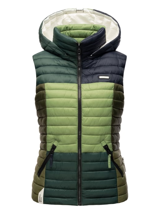 Navahoo Shadaa Multikulti dames gewatteerde bodywarmer – Licht, kleurrijk & trendy - Image 2