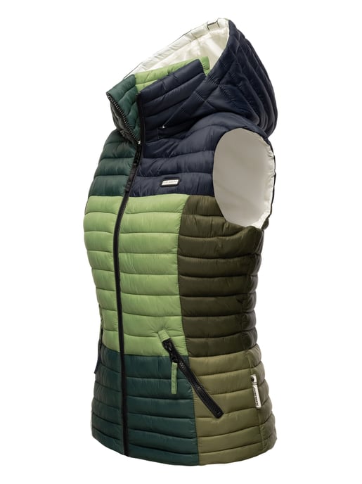 Navahoo Shadaa Multikulti dames gewatteerde bodywarmer – Licht, kleurrijk & trendy - Image 3