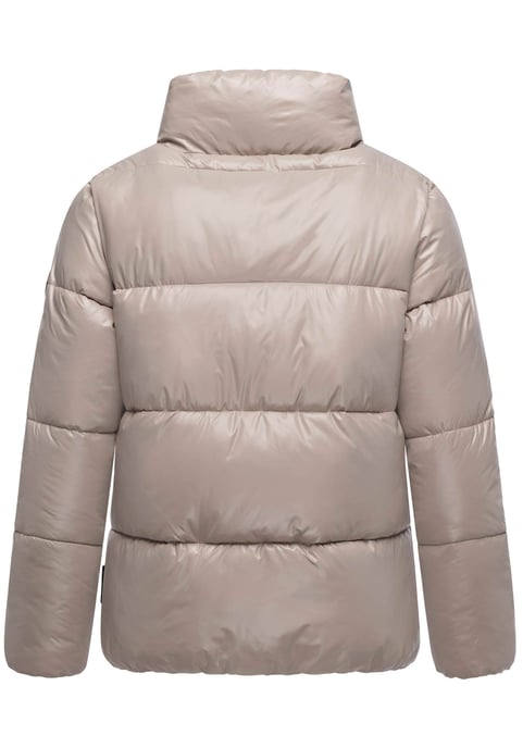 Marikoo dames winterjas Hazalee in puffer-stijl met glanzende look - Image 3
