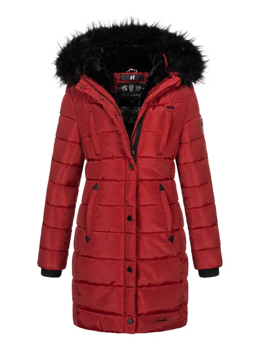 Navahoo dames lange winterjas Lotusblüte Princess – Warm & Elegant - Image 1