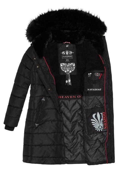 Navahoo women’s winter puffer coat Lotusblüte Princess – Long & Warm - Image 5
