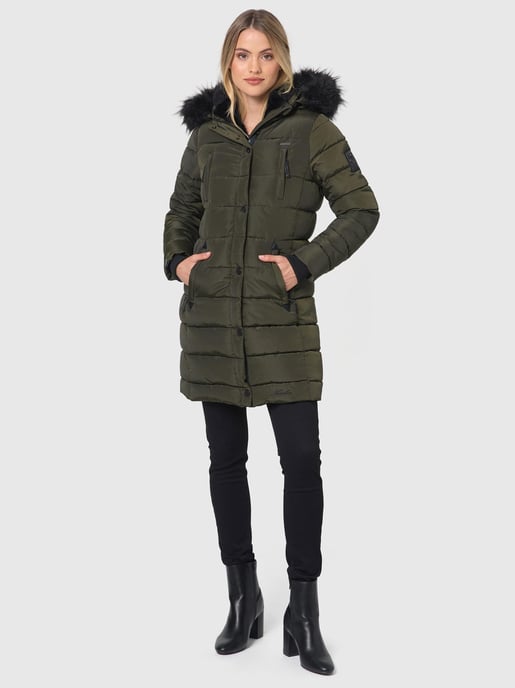 Navahoo dames lange winterjas Lotusblüte Princess – Warm & Elegant - Image 5