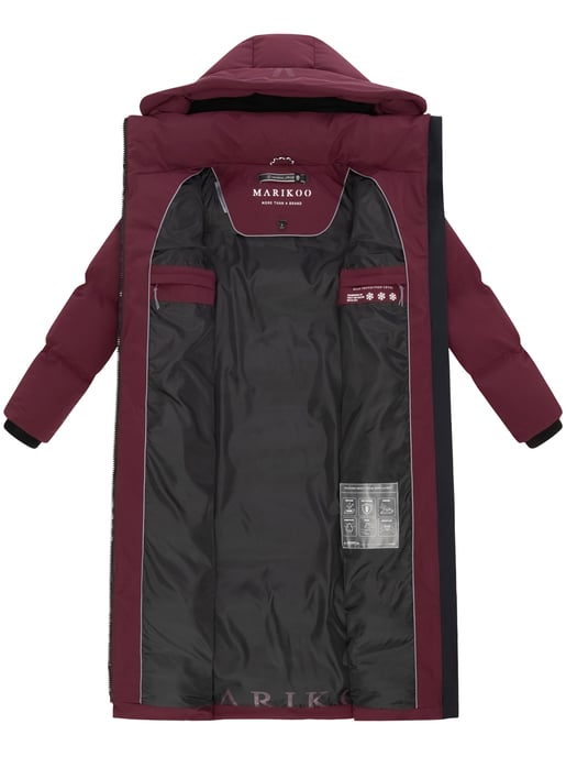 Marikoo women’s quilted winter coat Tikoraa with detachable hood - Image 6