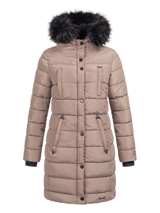 Navahoo dames lange winterjas Lotusblüte Princess – Warm & Elegant - Image 2