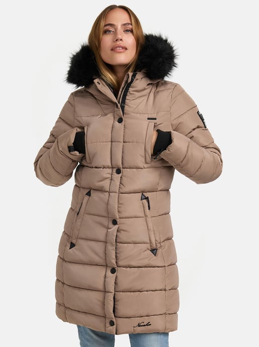 Navahoo dames lange winterjas Lotusblüte Princess – Warm & Elegant - Image 5