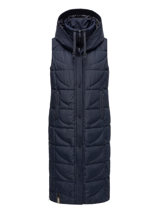 Navahoo dames gewatteerd vest Brezelchen – Lang & Warm - Image 2