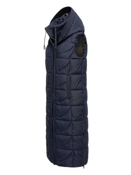 Navahoo dames gewatteerd vest Brezelchen – Lang & Warm - Image 3