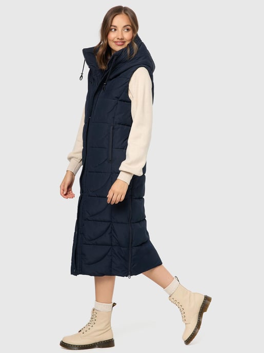 Navahoo dames gewatteerd vest Brezelchen – Lang & Warm - Image 6
