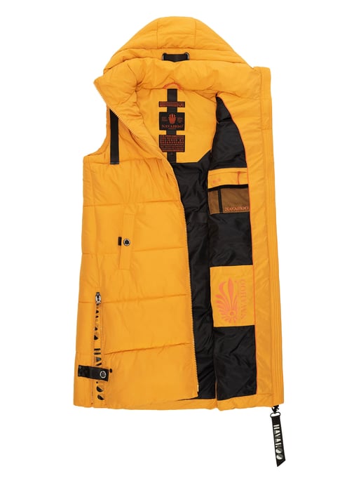 Navahoo women’s quilted vest Schnuffelchen – Long & Stylish with Hood - Image 5