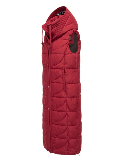 Navahoo dames gewatteerd vest Brezelchen – Lang & Warm - Image 2