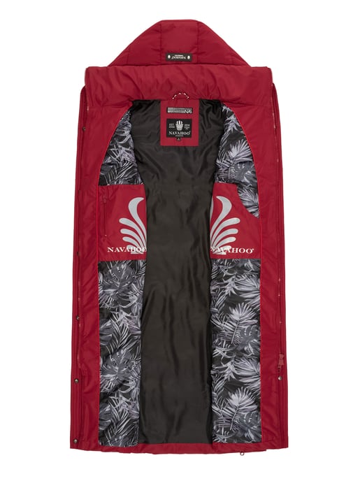 Navahoo dames gewatteerd vest Brezelchen – Lang & Warm - Image 4