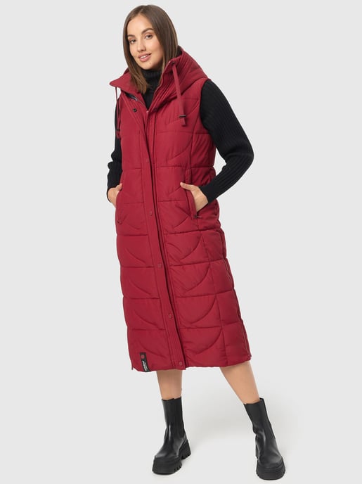 Navahoo dames gewatteerd vest Brezelchen – Lang & Warm - Image 5