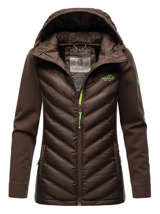 Navahoo Dames Gewatteerde Jas Nimm mich mit – Getailleerd, Stijlvol & Comfortabel met Capuchon - Image 1