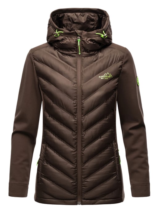 Navahoo Dames Gewatteerde Jas Nimm mich mit – Getailleerd, Stijlvol & Comfortabel met Capuchon - Image 2