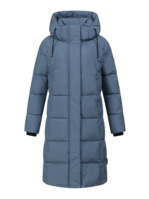 Marikoo dames lange gewatteerde winterjas Tabiaa XVI met capuchon & fleece - Image 2