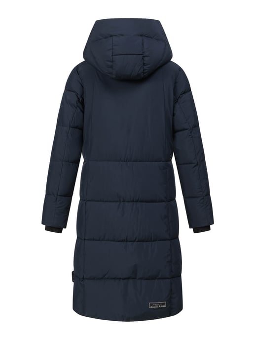 Marikoo women’s long quilted winter coat Tabiaa XVI with hood & fleece - Image 4