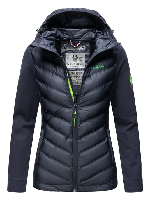 Navahoo Dames Gewatteerde Jas Nimm mich mit – Getailleerd, Stijlvol & Comfortabel met Capuchon - Image 1