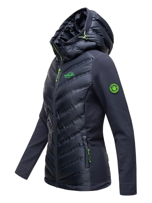 Navahoo Dames Gewatteerde Jas Nimm mich mit – Getailleerd, Stijlvol & Comfortabel met Capuchon - Image 3