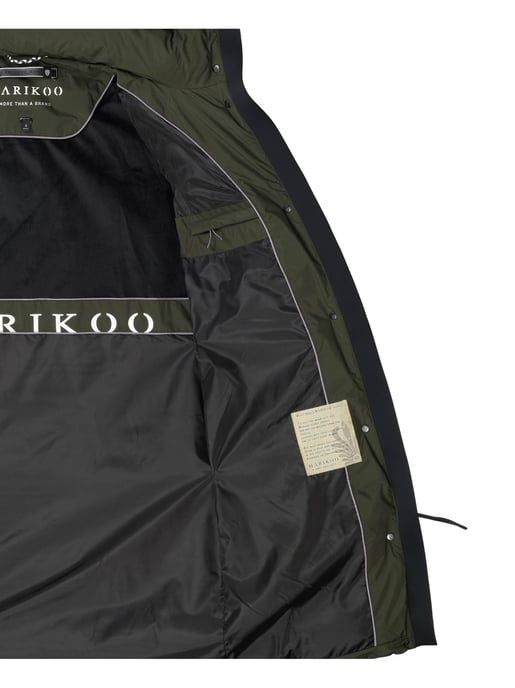 Marikoo dames lange gewatteerde winterjas Tabiaa XVI met capuchon & fleece - Image 5