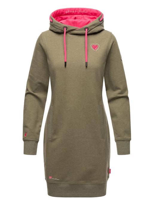 Navahoo dames hoodie jurk Kirschblüte – Stijlvol & Comfortabel - Image 1
