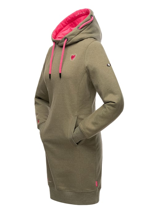 Navahoo dames hoodie jurk Kirschblüte – Stijlvol & Comfortabel - Image 4
