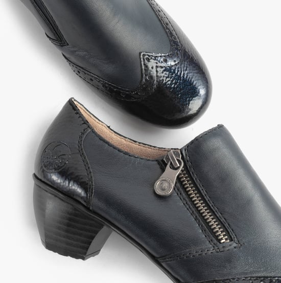 Rieker 41757-15 Womens Shoes Blue - Image 6