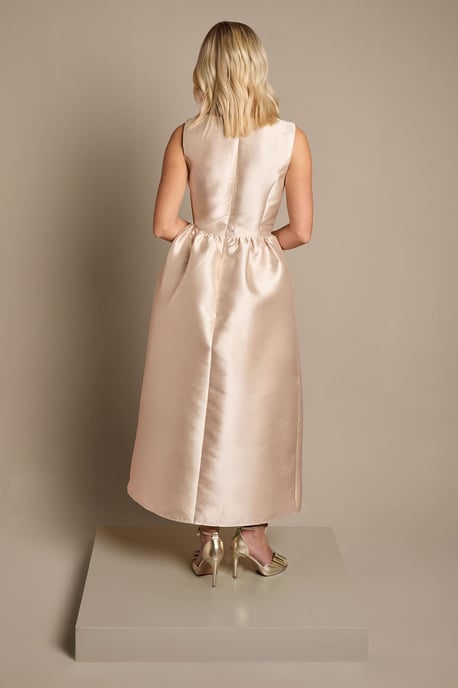 Teen Coast Twill Bow Maxi Bridesmaid Dress - Image 3