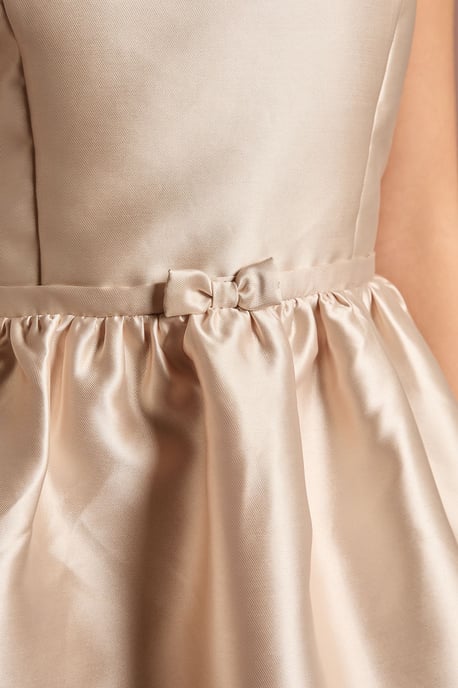 Teen Coast Twill Bow Maxi Bridesmaid Dress - Image 4