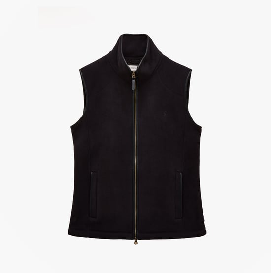 Joules Heritage Fleece Mens Gilet Black - Image 1