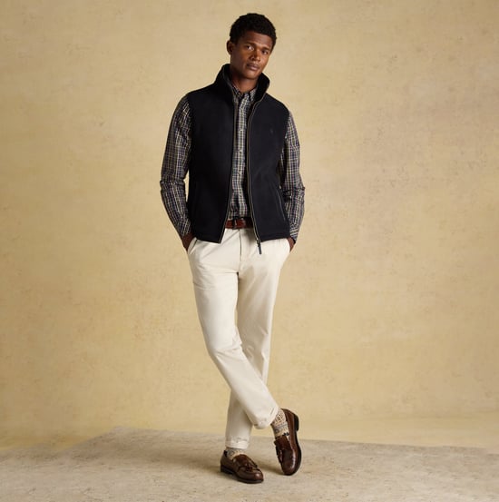 Joules Heritage Fleece Mens Gilet Black - Image 3