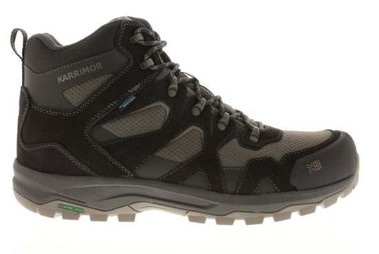 Karrimor Mens Boots Bodmin Mid 6 Wt Lace Up Hiking Walking Weathertite Green - Image 2