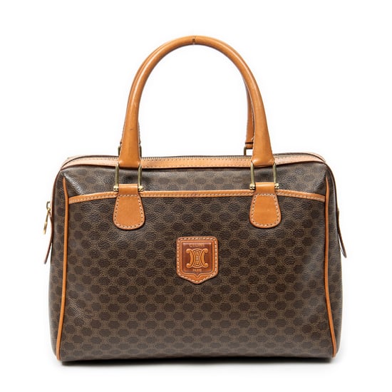 Vintage Small Boston Handbag - Image 1