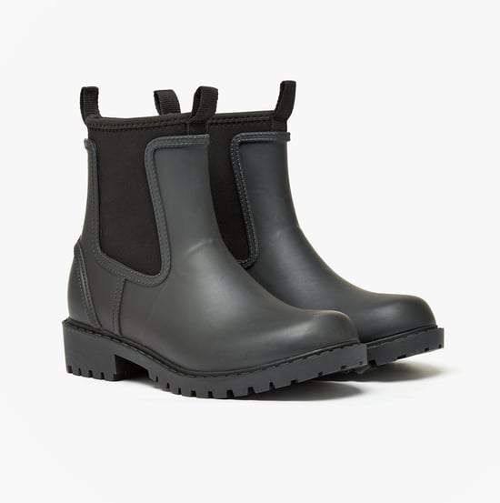 Joules Oakfield Womens Neoprene Lined Wellies Black - Image 2