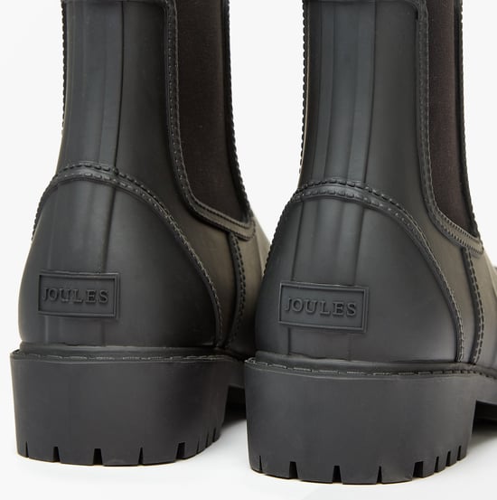 Joules Oakfield Womens Neoprene Lined Wellies Black - Image 6